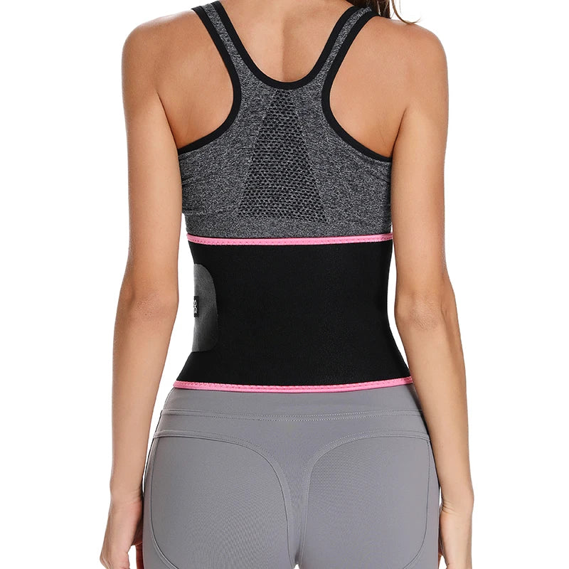 Waist Trimmer for Women Men Sweat Band Waist Trainer Corset Stomach Wraps for Weight Loss Neoprene Body Shaper Belt Shapewear