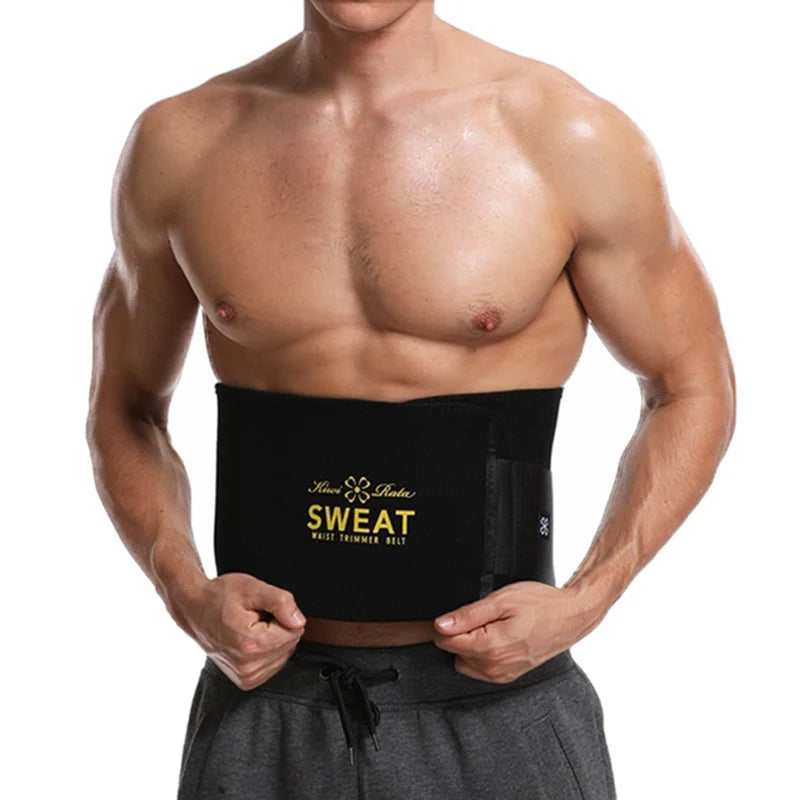 Waist Trimmer for Women Men Sweat Band Waist Trainer Corset Stomach Wraps for Weight Loss Neoprene Body Shaper Belt Shapewear