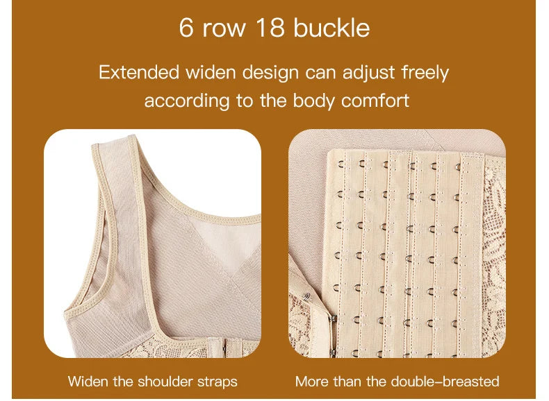 Women Waist Trainer Corset Push Up Vest Slimming Belt Body Shaper Sheath Flat Belly Postpartum Girdles Shaperwear Bodysuits