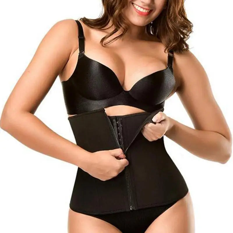 Women Tummy Control Waist Slimming Belt Weight Loss Waist Trainer Body Shaper Corset Belly Sheath Tummy Trimmer Cincher Sports