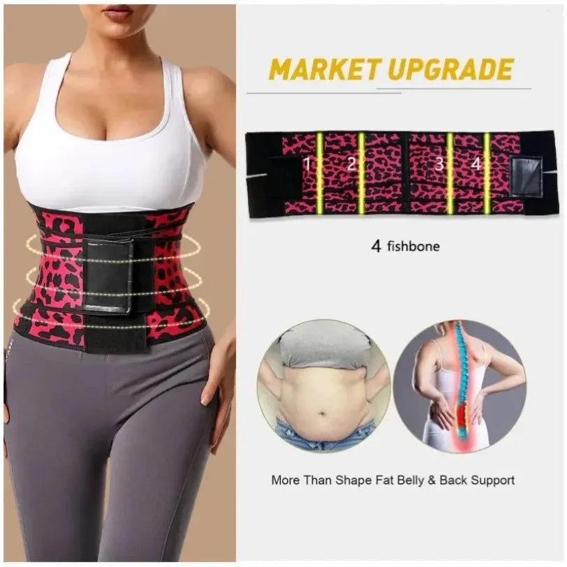 Waist Trainer Body Shaper Women Belt Cincher Slimming Sheath Flat Belly Tummy Control Female Weight Loss Fitness Shapewear
