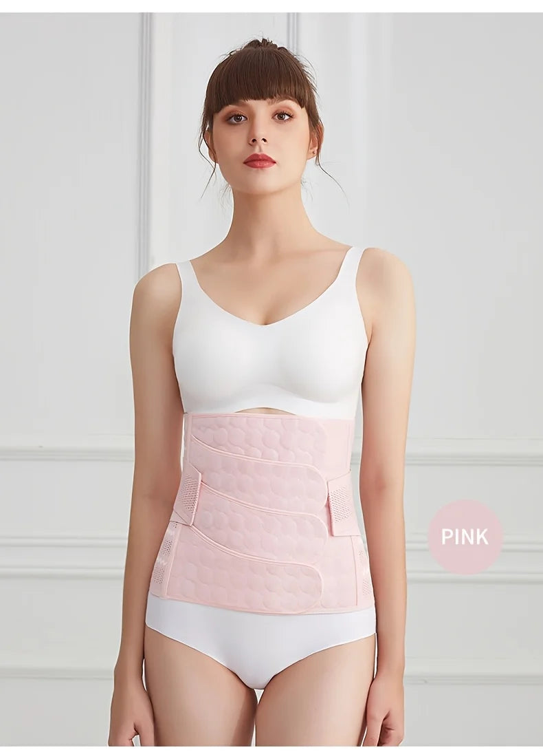 Postpartum Belly Belt Adjustable Comfortable Waist Trainer for Women Ideal for Postnatal Recovery and Body Shaping Soft