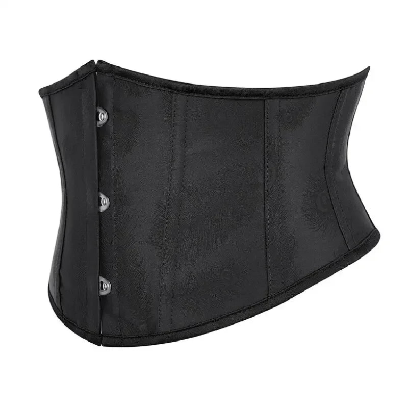 Waist Trainer Corsets Women Sexy Slimming Shaper Belt Short Torso Jacquard Underbust Corset Lace Up Bustiers & Corsets