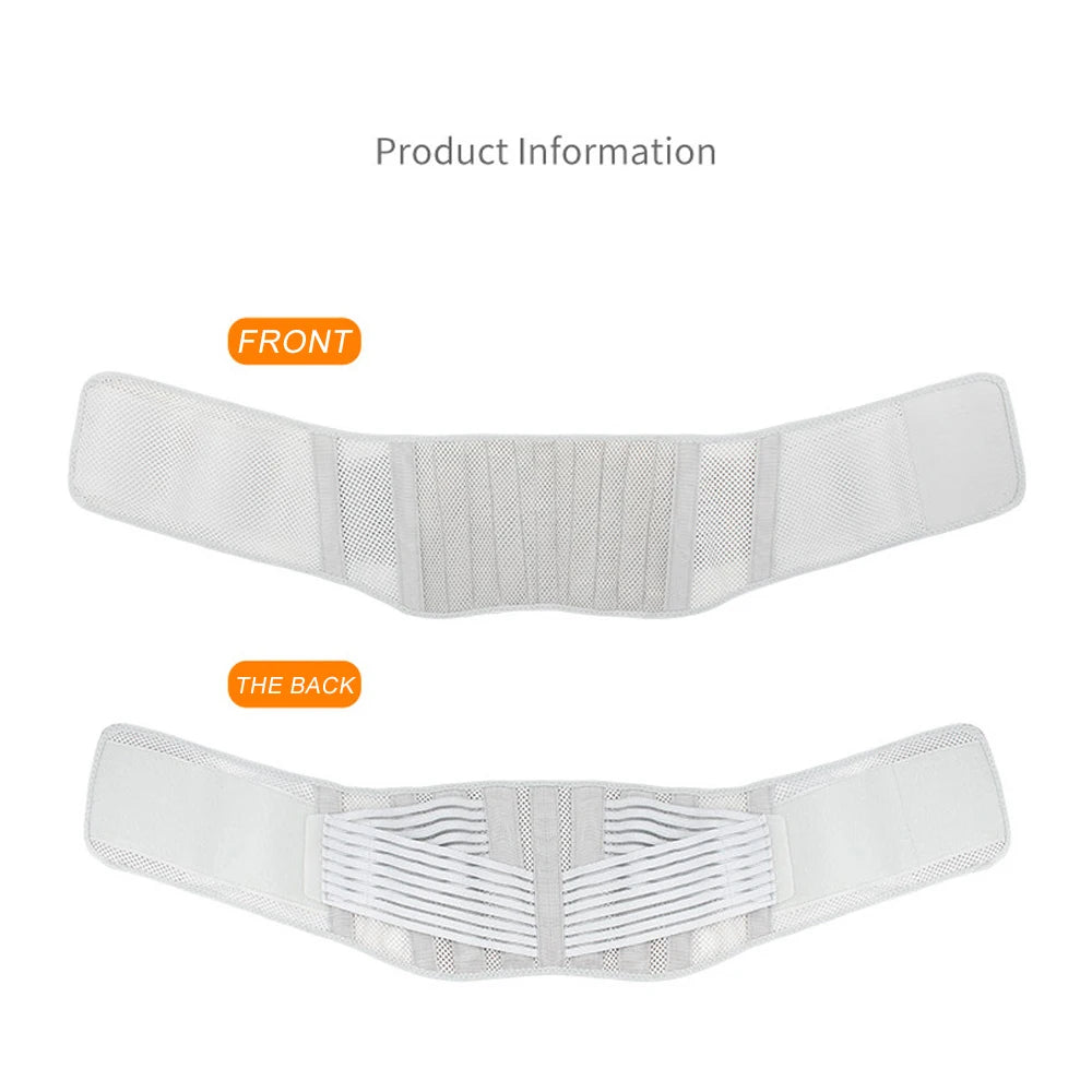 Adjustable Waist Trainer Belt Men Women Lower Back Brace Spine Support Waist Belt Orthopedic Breathable Lumbar Corset
