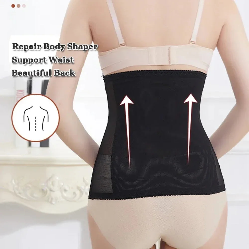 1 PCS Women Waist Trainer Shapewear Postpartum Recovery Belt Tummy Control Slimming Body Shaper Underbust Corset Waist Support