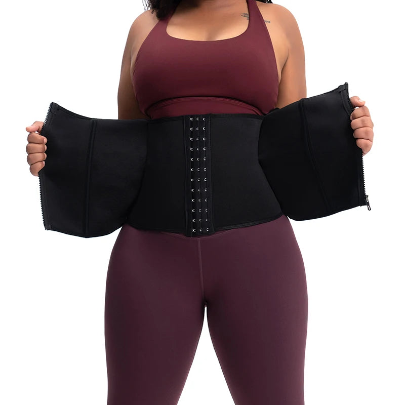 Waist Trainer for Women Corset Belly Cincher Tummy Control Bustier Shapewear Slimming Body Shaper Fitness Workout Girdles Belts