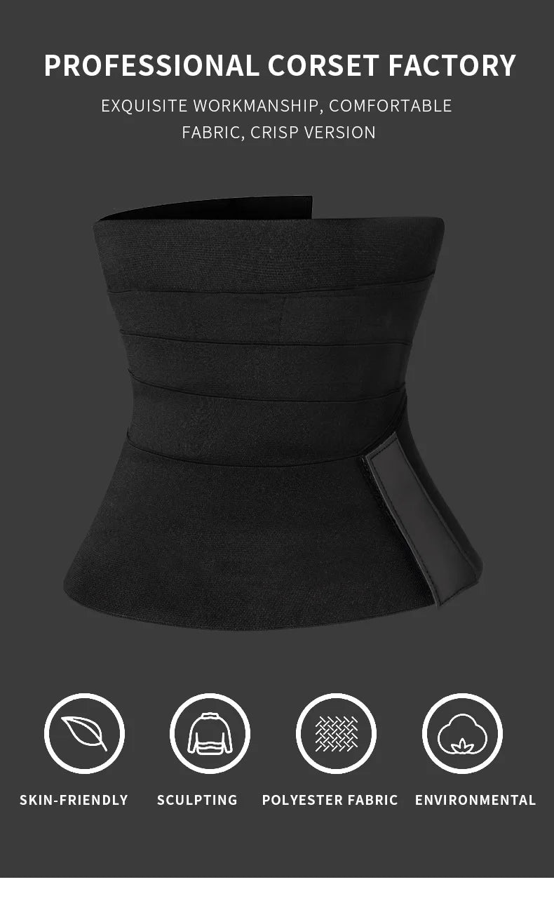 Women Waist Belt Postpart Sheath Trainer Belt Neoprene Adjustable Body Shaper Fitness Bandage Wrap Breathable Slimming Tummy 3M