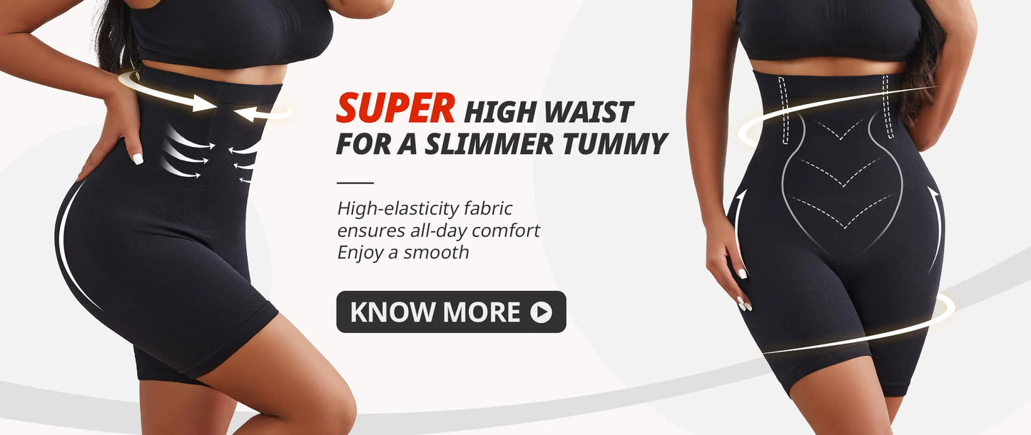 Flarixa High Waist Shaping Briefs Women Waist Trainer Tummy Control Panties Adjustable Hooks Shapewear Belly Slim Hip Lift Pants