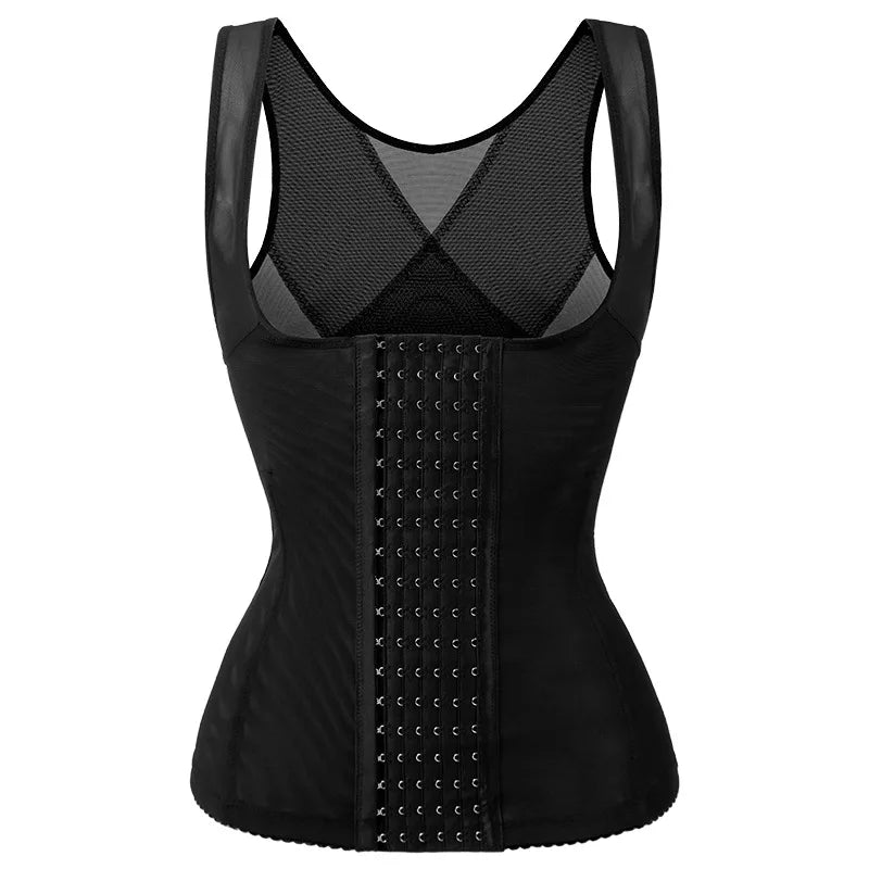 Women Waist Trainer Vest Tummy Control Body Shaper Slimming Shapewear Sheath Belt Flat Belly Girdles Waist Cincher Corset Vest