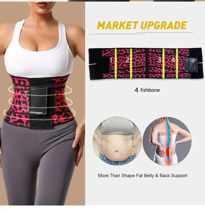 Waist Trainer Body Shaper Women Belt Cincher Slimming Sheath Flat Belly Tummy Control Female Weight Loss Fitness Shapewear