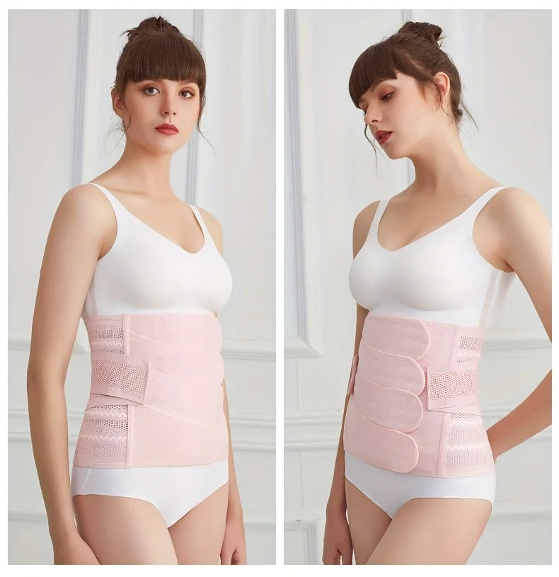 Postpartum Belly Belt Adjustable Comfortable Waist Trainer for Women Ideal for Postnatal Recovery and Body Shaping Soft