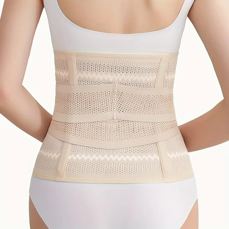 Postpartum Belly Belt Adjustable Comfortable Waist Trainer for Women Ideal for Postnatal Recovery and Body Shaping Soft