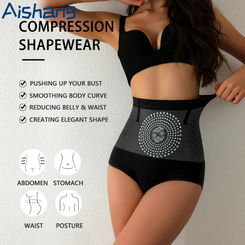 Women Waist Trainer Body Pants Shaper Belly Slimming Panties Tummy Control Butt Lifter Underwear Postpartum High Waist Shapewear
