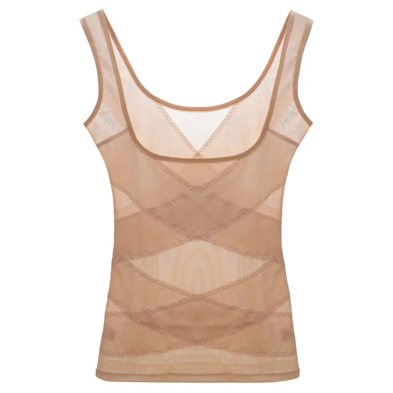 Women Waist Trainer Bodysuit Slimming Shapewear Tops Body Shaper Sculpting Vest Postpartum Recovery Tights Corset Underwear