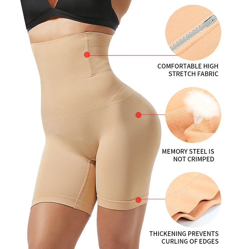 High Waist Trainer Body Shaper Tummy Slimming Sheath Woman Flat Belly Control Panties Hip Butt Lifter Briefs Panty Shapewear