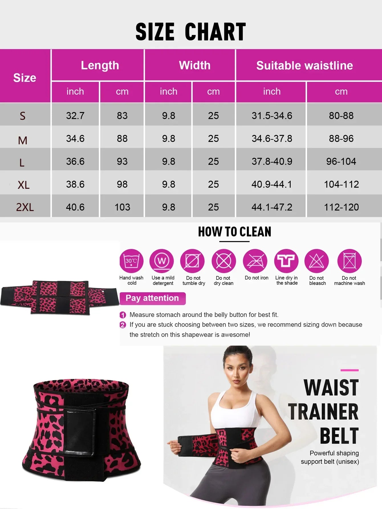 Waist Trainer Body Shaper Women Belt Cincher Slimming Sheath Flat Belly Tummy Control Female Weight Loss Fitness Shapewear