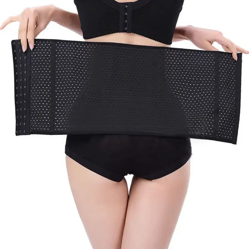 Waist Trainer Tummy Control Body Shaper Women XS~6XL Slimming Belt Corset Abdomen Belly Fitness Compression Shapewear