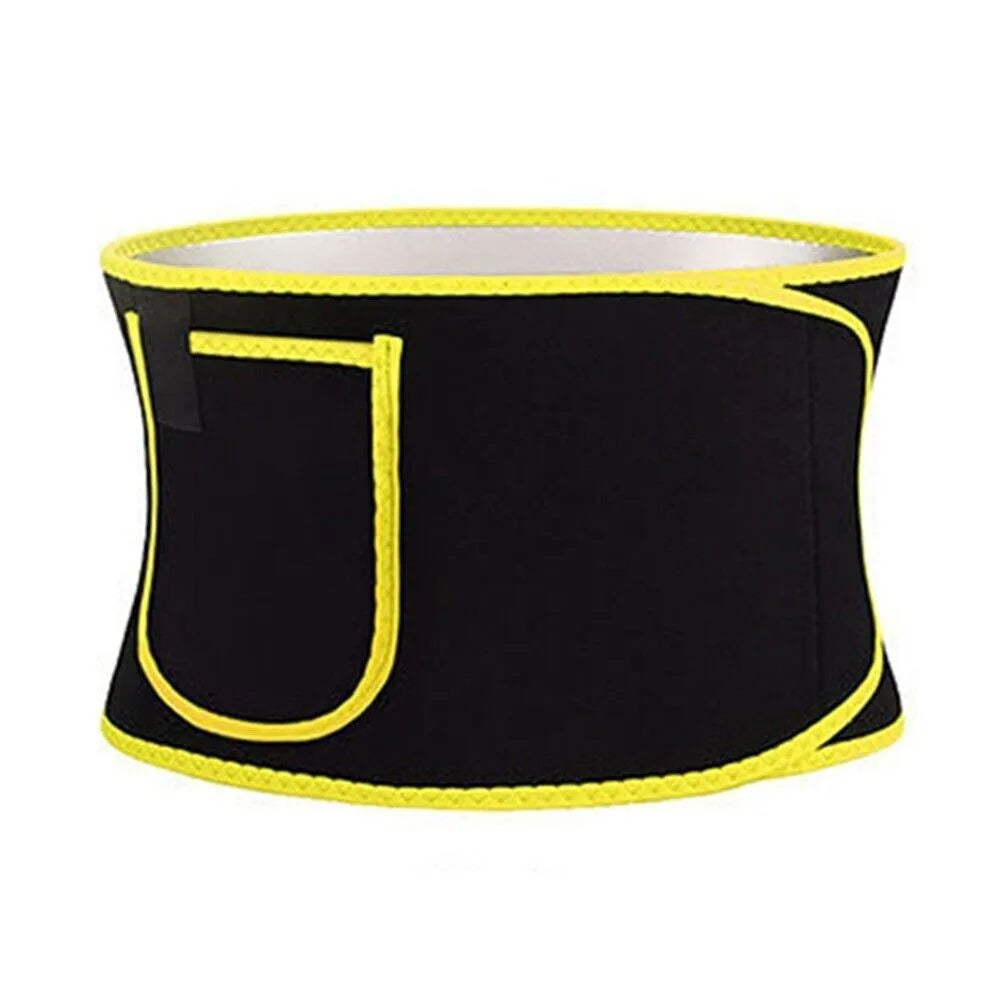 Women Slimming Belt Fitness Corset Waist Support Adjustable Sweat Waist Trainer Body Shaper Lumbar Belt