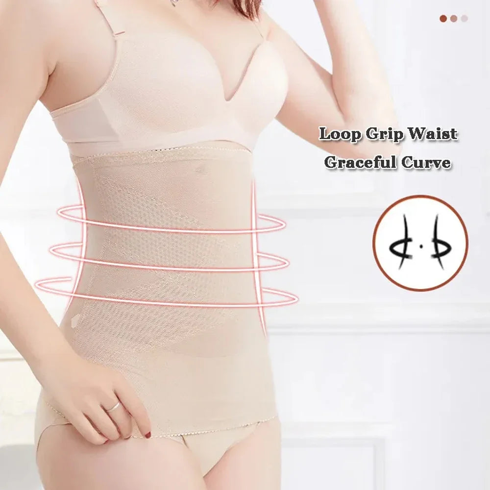 1 PCS Women Waist Trainer Shapewear Postpartum Recovery Belt Tummy Control Slimming Body Shaper Underbust Corset Waist Support