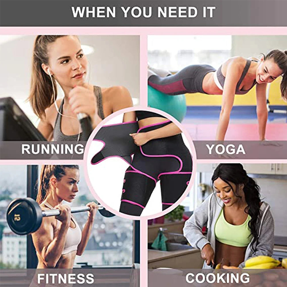 Waist Trainer for Women,3 In 1 Waist Thigh Trimmer and Weight Loss for Workout,Body Shaper Weight Loss Butt Lifter Waist Trainer