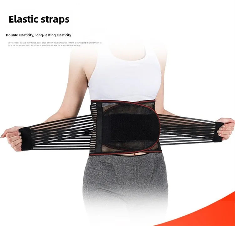 Adjustable Waist Trainer Belt Men Women Lower Back Brace Spine Support Waist Belt Orthopedic Breathable Lumbar Corset