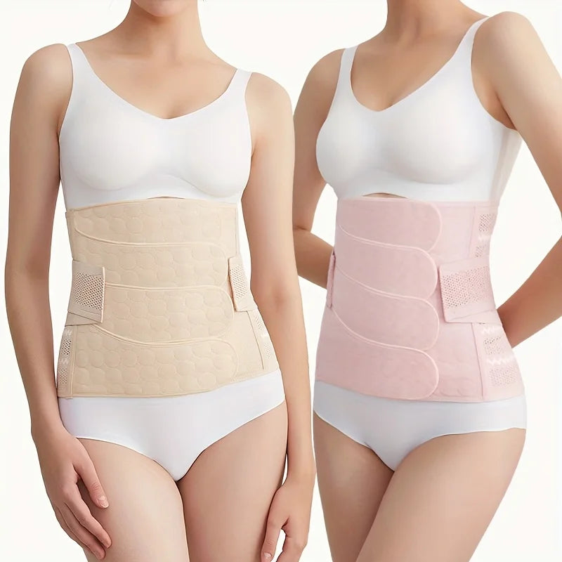 Postpartum Belly Belt Adjustable Comfortable Waist Trainer for Women Ideal for Postnatal Recovery and Body Shaping Soft