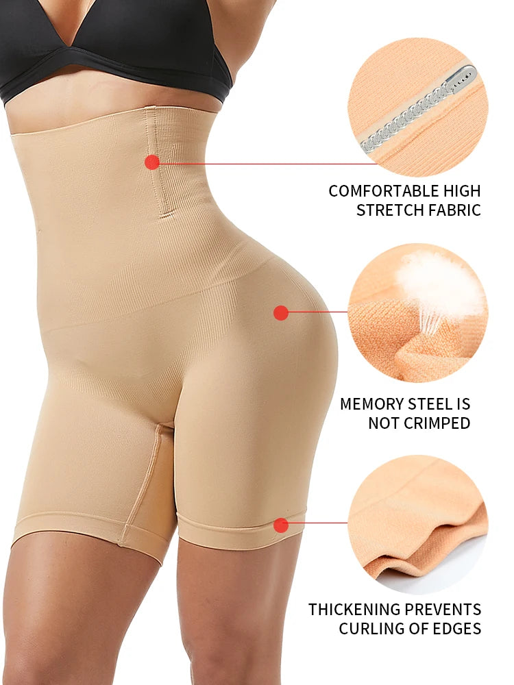 High Waist Trainer Body Shaper Tummy Slimming Sheath Woman Flat Belly Control Panties Hip Butt Lifter Briefs Panty Shapewear