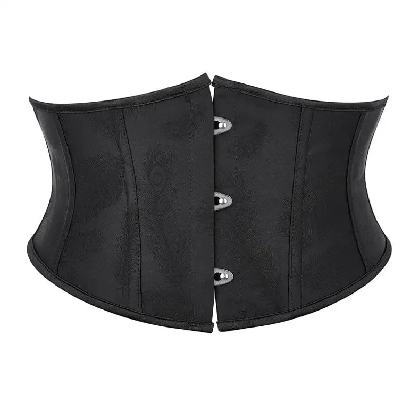Waist Trainer Corsets Women Sexy Slimming Shaper Belt Short Torso Jacquard Underbust Corset Lace Up Bustiers & Corsets