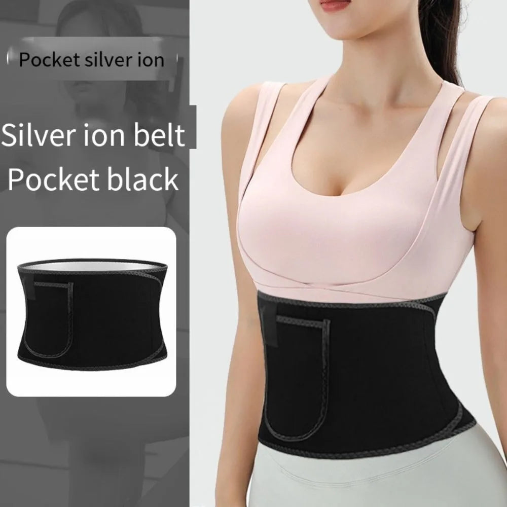 Women Slimming Belt Fitness Corset Waist Support Adjustable Sweat Waist Trainer Body Shaper Lumbar Belt
