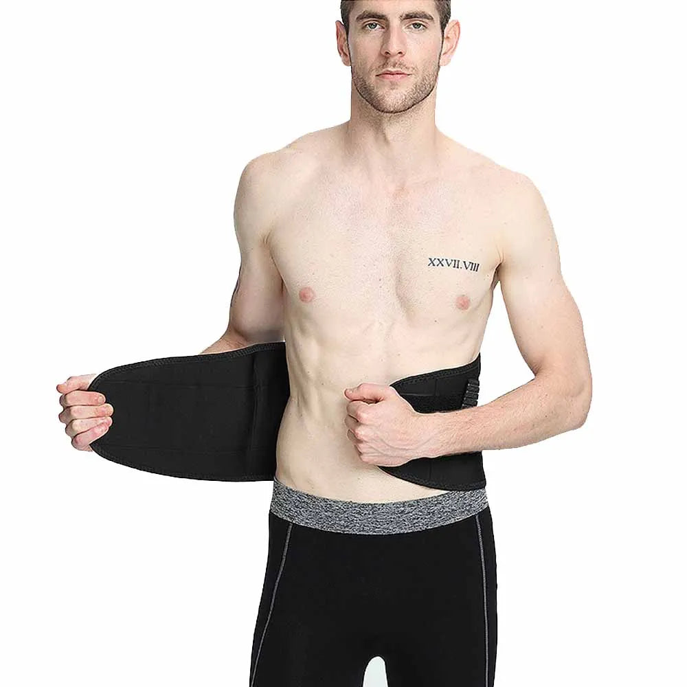 Women Men Adjustable Elstiac Waist Support Belt Neoprene Faja Lumbar Back Sweat Belt Fitness Belt Waist Trainer