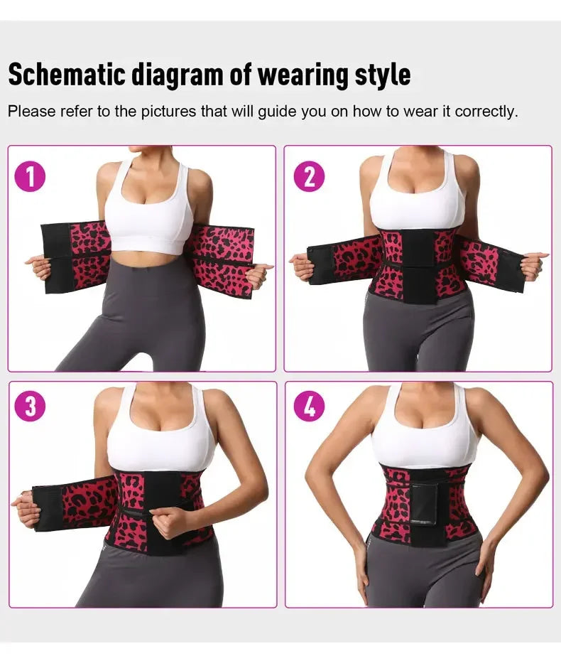 Waist Trainer Body Shaper Women Belt Cincher Slimming Sheath Flat Belly Tummy Control Female Weight Loss Fitness Shapewear