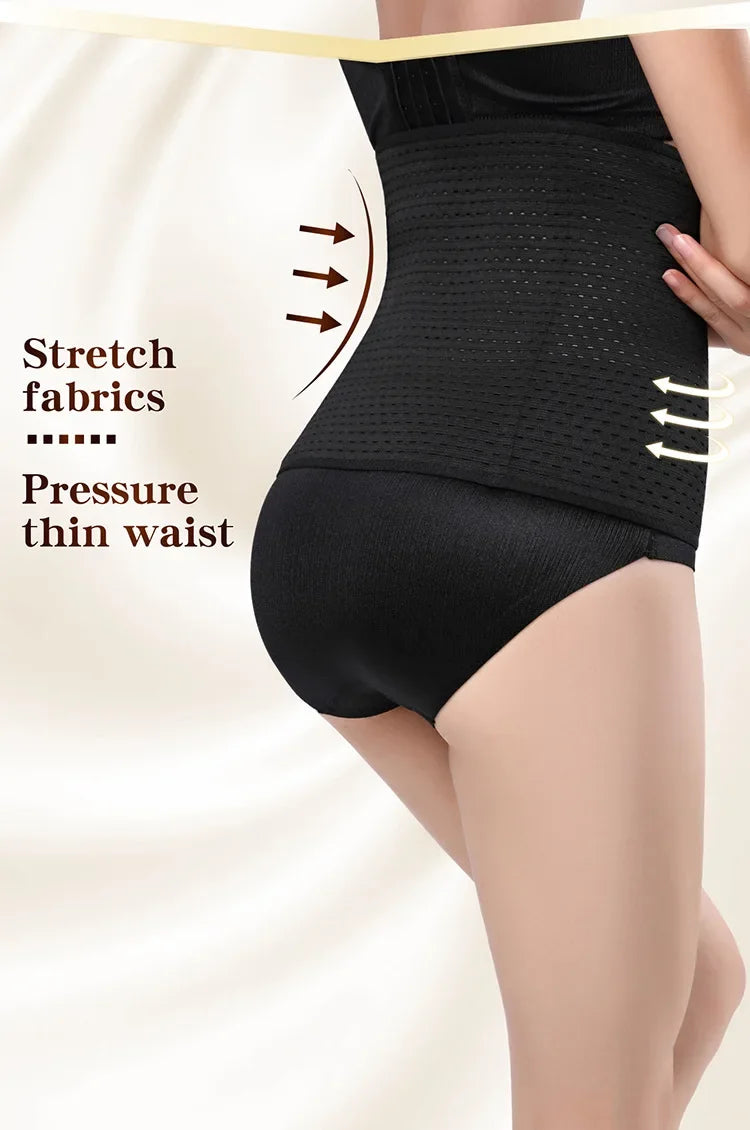 Waist Trainer Tummy Control Body Shaper Women XS~6XL Slimming Belt Corset Abdomen Belly Fitness Compression Shapewear