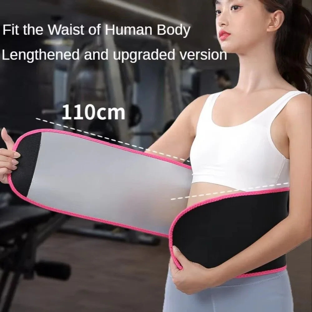 Women Slimming Belt Fitness Corset Waist Support Adjustable Sweat Waist Trainer Body Shaper Lumbar Belt