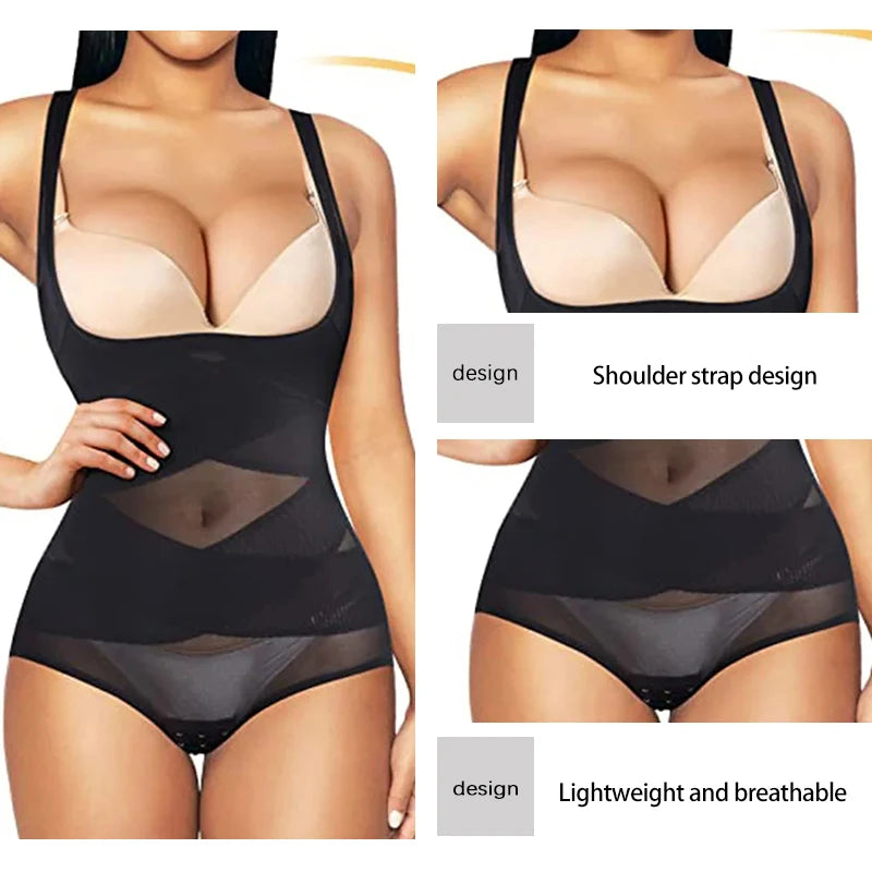Women's One-Piece Tight Buttocks Control Lifting and Shaping Device High Waist Training Tight Fitting Clothing
