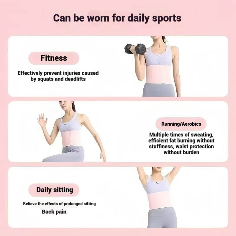 Sports Waist Protector Waist Trainer Body Shaper Corset Weightlifting Belt Bodybuilding Waste Trainer for Men and Women Gym Belt