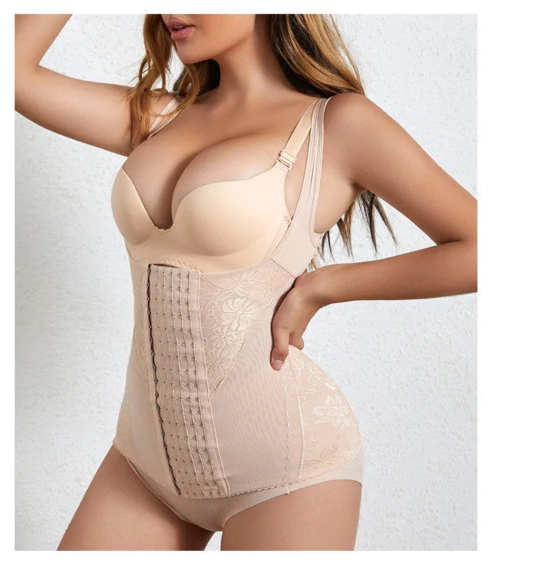 Women Waist Trainer Corset Push Up Vest Slimming Belt Body Shaper Sheath Flat Belly Postpartum Girdles Shaperwear Bodysuits