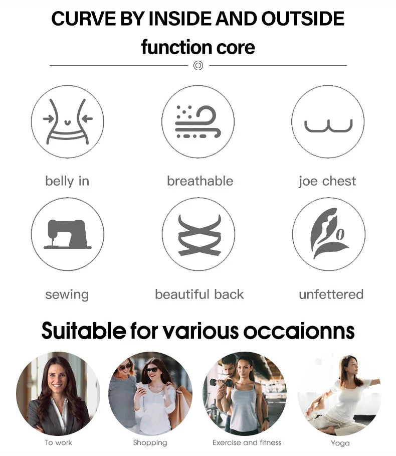 Women Waist Trainer Corset Push Up Vest Slimming Belt Body Shaper Sheath Flat Belly Postpartum Girdles Shaperwear Bodysuits