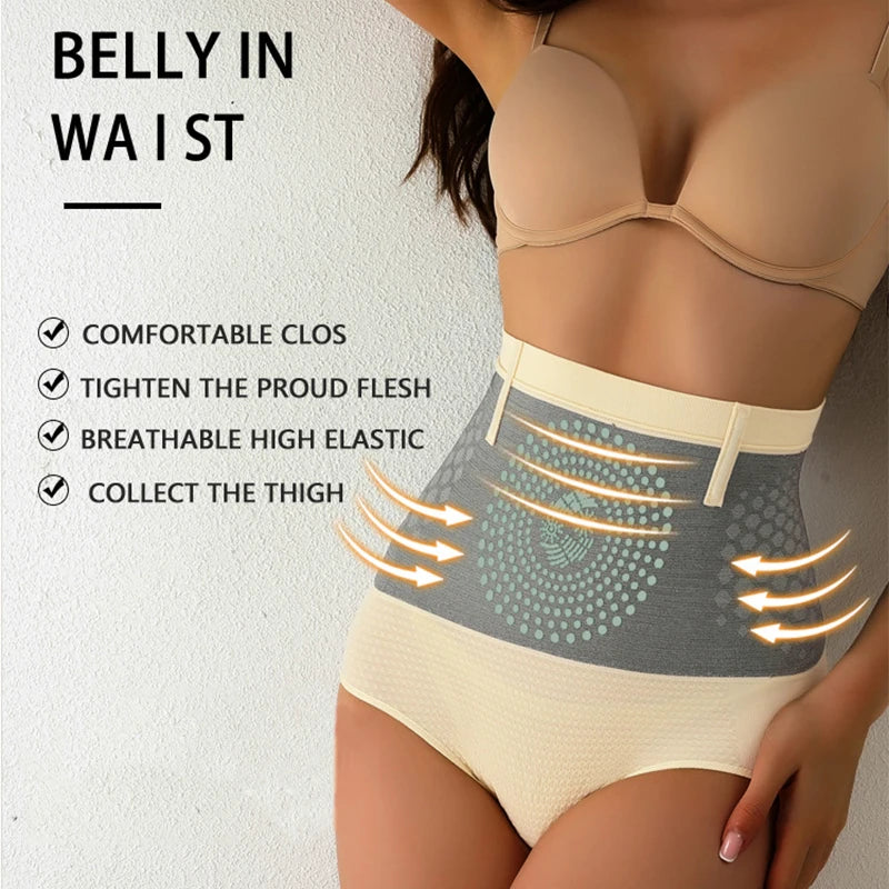 Women Waist Trainer Body Pants Shaper Belly Slimming Panties Tummy Control Butt Lifter Underwear Postpartum High Waist Shapewear