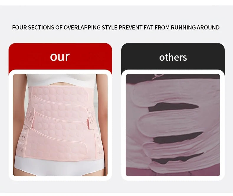 Postpartum Belly Belt Adjustable Comfortable Waist Trainer for Women Ideal for Postnatal Recovery and Body Shaping Soft