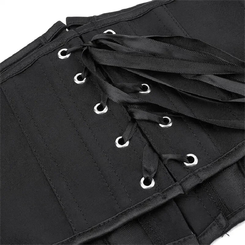 Waist Trainer Corsets Women Sexy Slimming Shaper Belt Short Torso Jacquard Underbust Corset Lace Up Bustiers & Corsets