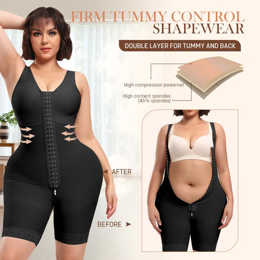 Good High Quality Compression Booty Lifting Shapewear Fajas Colombianas Post Surgery Body Shapers Fajas Shapewear for Women
