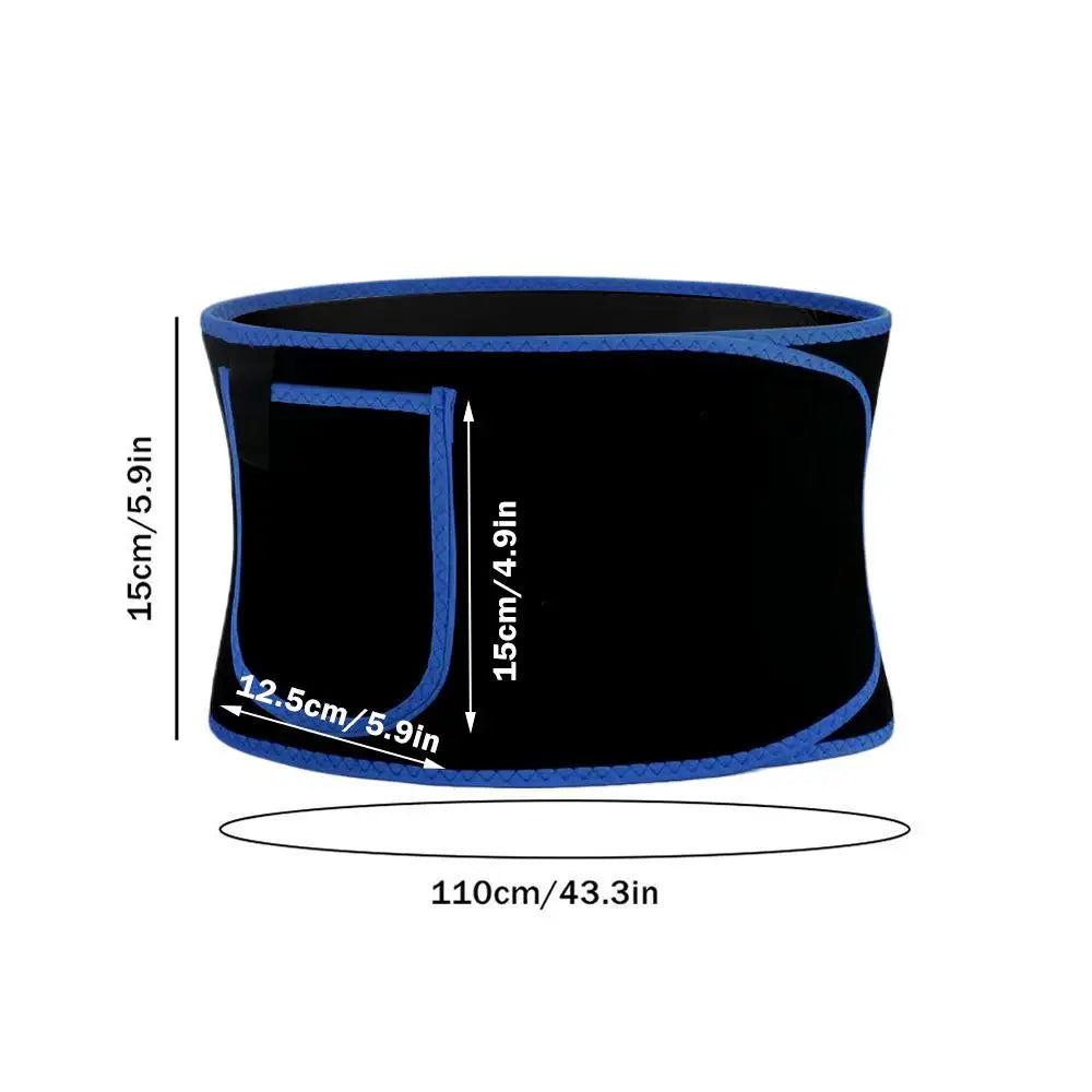 Slimming Waist Trainer Belt For Women Sweat Enhancer Workout Belt For Running Gym Waist Trimmer For Tummy Control & Body Shaping