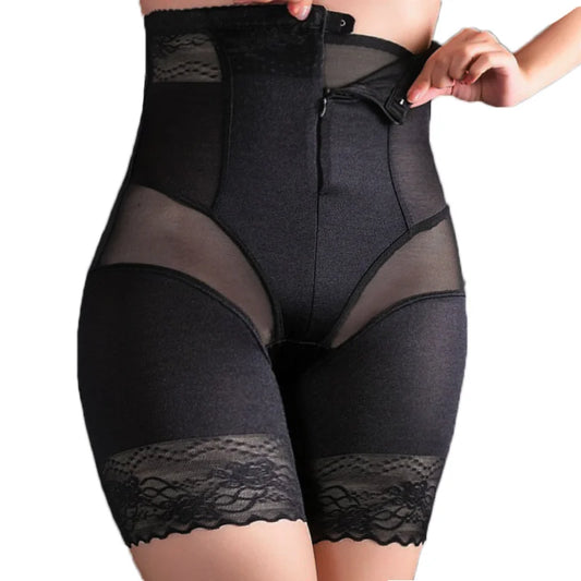 Dimmkof Stretchy Elastic Body Shaper Panties Shapewear Seamless Thigh Slim High Waist Tummy Control Hook Panties Waist Cinchers