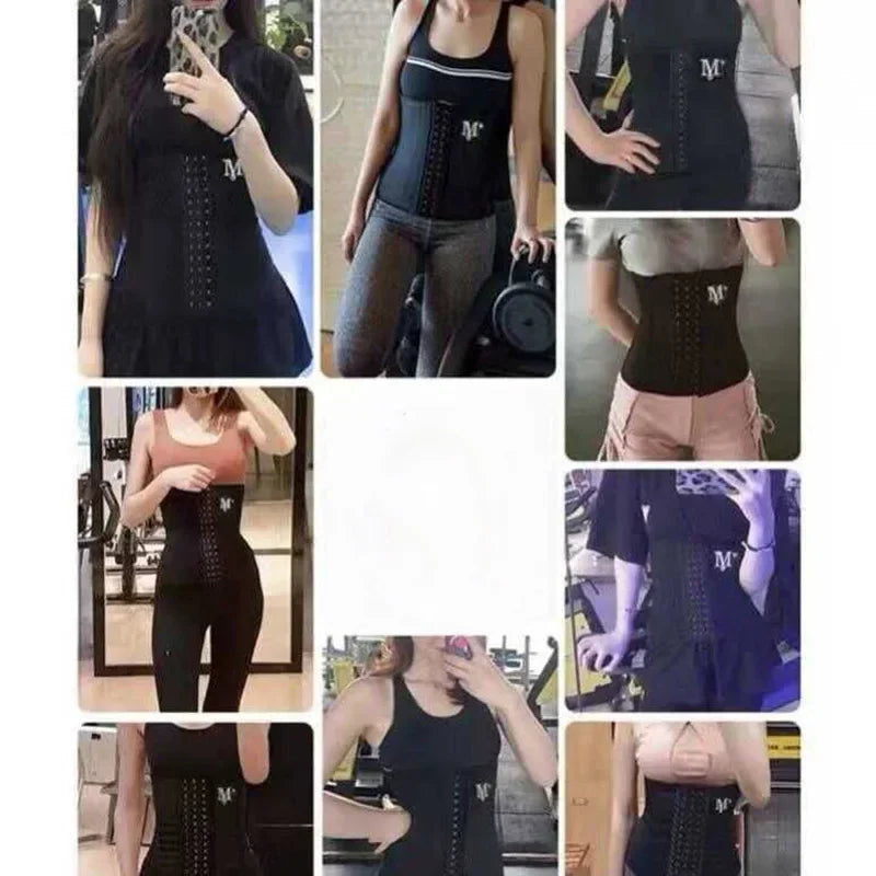 Women Waist Trainer Belt Body Shaper Tummy Control Fajas Post Parto Slimming Belt Blends Hooks Waist Trimmer