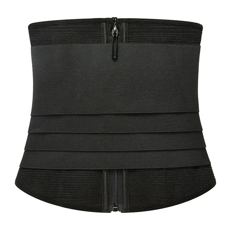 9 Steel Bone Waist Trainer Snatch Me Up Wrap Body Shaper Fajas Colombian Belt Adjustable Belly Tummy Control Stretch Band