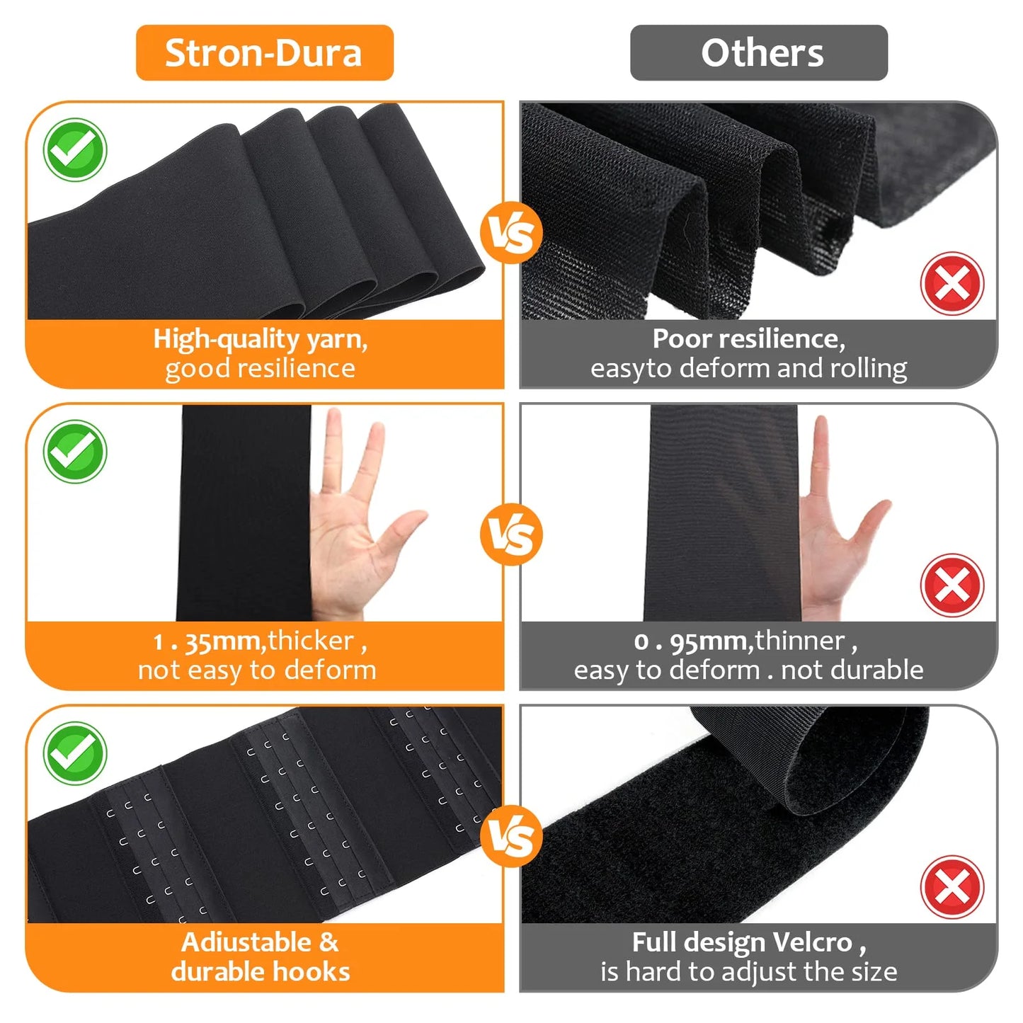 Waist Trainer for Women Snatch Me Up Buckle Bandage Wrap Lumbar Waist Support Belt Body Shaper Belly Cincher Compression Band