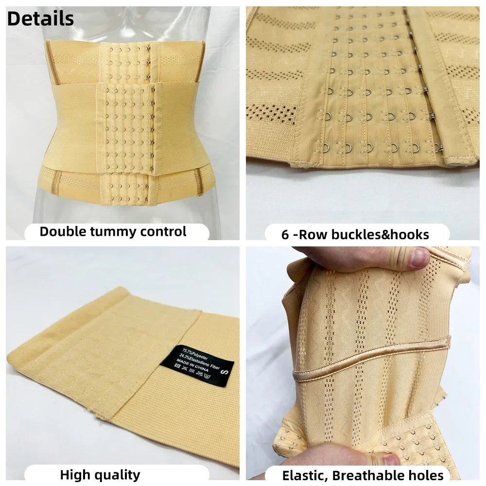 Waist Trainer for Women Body Shaper Tummy Control Slimming Sheath Flat Belly Reductive Shapewear Slim Corset Belts Summer