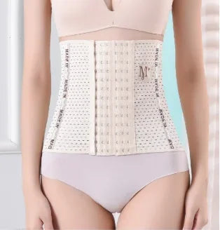 Women Waist Trainer Belt Body Shaper Tummy Control Fajas Post Parto Slimming Belt Blends Hooks Waist Trimmer