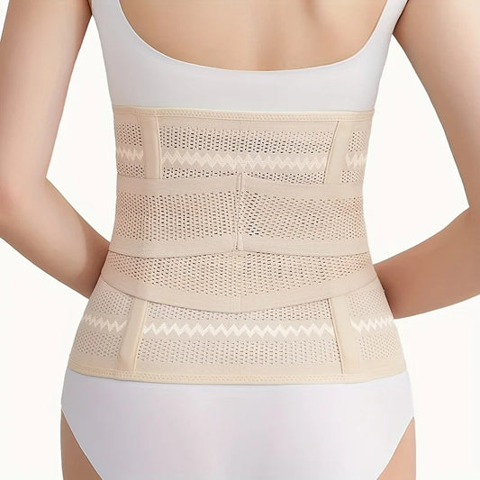 Postpartum Belly Belt Adjustable Comfortable Waist Trainer for Women Ideal for Postnatal Recovery and Body Shaping Soft