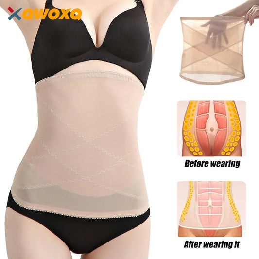 1 PCS Women Waist Trainer Shapewear Postpartum Recovery Belt Tummy Control Slimming Body Shaper Underbust Corset Waist Support